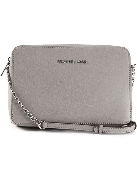 grey michael kors purse crossbody